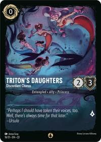 Triton's Daughters - Discordant Chorus - Illumineer's Quest: Deep Trouble - Disney Lorcana card