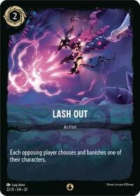 Lash Out - Illumineer's Quest: Deep Trouble - Disney Lorcana card