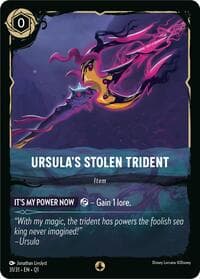 Ursula's Stolen Trident - Illumineer's Quest: Deep Trouble - Disney Lorcana card
