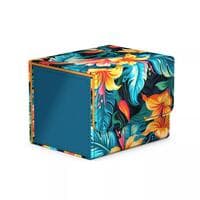 Sidewinder 100+ Floral Places Deck Box - Tulum Blue - Ultimate Guard Deck Boxes - Deck Boxes card