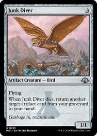Junk Diver - Modern Horizons 3 - Magic: The Gathering card