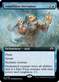 Amphibian Downpour (Extended Art) - Modern Horizons 3 - Magic: The Gathering card