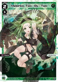 Midoriko, Two - By - Two - Concord Diva - WIXOSS card