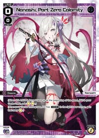 Nanashi, Part Zero Calamity - Concord Diva - WIXOSS card