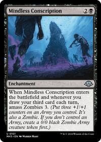 Mindless Conscription - Modern Horizons 3 - Magic: The Gathering card