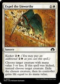 Expel the Unworthy - Modern Horizons 3 - Magic: The Gathering card