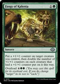 Fangs of Kalonia - Modern Horizons 3 - Magic: The Gathering card