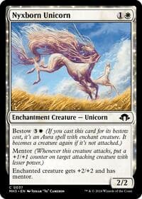 Nyxborn Unicorn - Modern Horizons 3 - Magic: The Gathering card