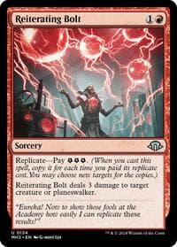 Reiterating Bolt - Modern Horizons 3 - Magic: The Gathering card