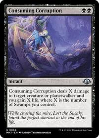 Consuming Corruption - Modern Horizons 3 - Magic: The Gathering card
