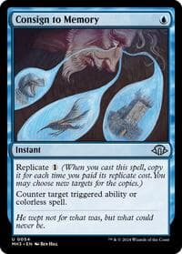 Consign to Memory - Modern Horizons 3 - Magic: The Gathering card
