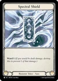 Spectral Shield (158-A) - Part the Mistveil - Flesh and Blood TCG card