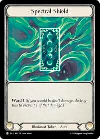 Spectral Shield (158-B) - Part the Mistveil - Flesh and Blood TCG card