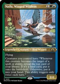 Nadu, Winged Wisdom (Foil Etched) - Modern Horizons 3 - Magic: The Gathering card