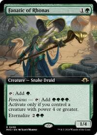 Fanatic of Rhonas (Extended Art) - Modern Horizons 3 - Magic: The Gathering card