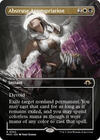 Abstruse Appropriation (Borderless) - Modern Horizons 3 - Magic: The Gathering card
