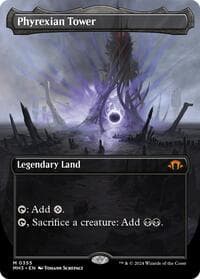 Phyrexian Tower (Borderless) - Modern Horizons 3 - Magic: The Gathering card
