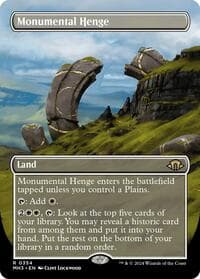 Monumental Henge (Borderless) - Modern Horizons 3 - Magic: The Gathering card