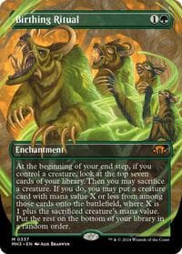 Birthing Ritual (Borderless) - Modern Horizons 3 - Magic: The Gathering card