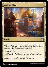 Aether Hub - Commander: Modern Horizons 3 - Magic: The Gathering card