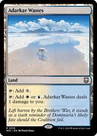 Adarkar Wastes - Commander: Modern Horizons 3 - Magic: The Gathering card
