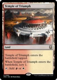 Temple of Triumph - Commander: Modern Horizons 3 - Magic: The Gathering card