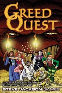 Greed Quest - Steve Jackson Games - Boardgames card