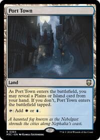 Port Town - Commander: Modern Horizons 3 - Magic: The Gathering card