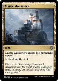 Mystic Monastery - Commander: Modern Horizons 3 - Magic: The Gathering card