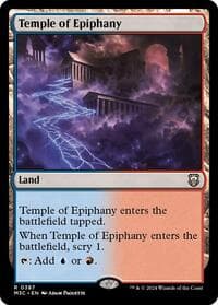 Temple of Epiphany - Commander: Modern Horizons 3 - Magic: The Gathering card