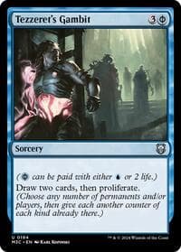 Tezzeret's Gambit - Commander: Modern Horizons 3 - Magic: The Gathering card