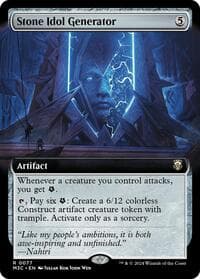 Stone Idol Generator (Extended Art) - Commander: Modern Horizons 3 - Magic: The Gathering card