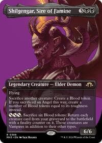 Shilgengar, Sire of Famine (Borderless) - Modern Horizons 3 - Magic: The Gathering card