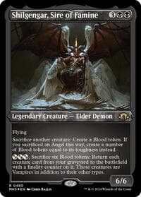 Shilgengar, Sire of Famine (Foil Etched) - Modern Horizons 3 - Magic: The Gathering card