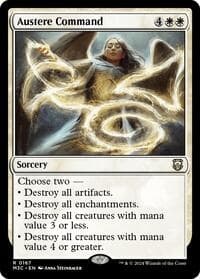 Austere Command (Ripple Foil) - Commander: Modern Horizons 3 - Magic: The Gathering card