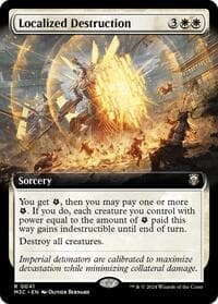 Localized Destruction (Extended Art) (Ripple Foil) - Commander: Modern Horizons 3 - Magic: The Gathering card