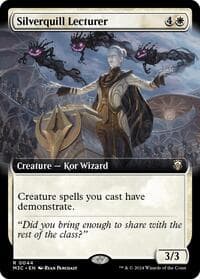 Silverquill Lecturer (Extended Art) (Ripple Foil) - Commander: Modern Horizons 3 - Magic: The Gathering card