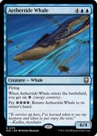 Aethertide Whale (Ripple Foil) - Commander: Modern Horizons 3 - Magic: The Gathering card