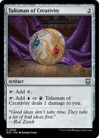 Talisman of Creativity (Ripple Foil) - Commander: Modern Horizons 3 - Magic: The Gathering card
