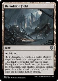 Demolition Field (Ripple Foil) - Commander: Modern Horizons 3 - Magic: The Gathering card