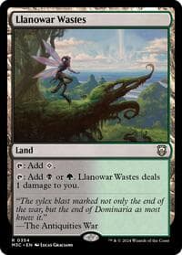 Llanowar Wastes - Commander: Modern Horizons 3 - Magic: The Gathering card