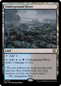 Underground River - Commander: Modern Horizons 3 - Magic: The Gathering card