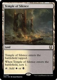 Temple of Silence - Commander: Modern Horizons 3 - Magic: The Gathering card