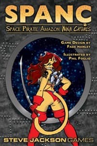 SPANC - Space Pirate Amazon Ninja Catgirls - Steve Jackson Games - Boardgames card
