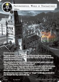 Protopaterpolis, World of Thaumaturges (Uber Rare) - Thoth of the Trinity - Force of Will card