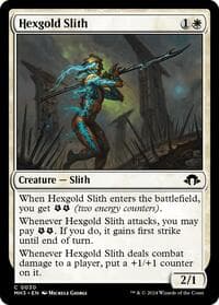 Hexgold Slith - Modern Horizons 3 - Magic: The Gathering card