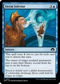 Deem Inferior - Modern Horizons 3 - Magic: The Gathering card