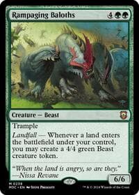 Rampaging Baloths - Commander: Modern Horizons 3 - Magic: The Gathering card