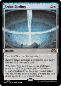 Ugin's Binding - Modern Horizons 3 - Magic: The Gathering card
