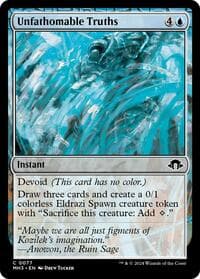 Unfathomable Truths - Modern Horizons 3 - Magic: The Gathering card